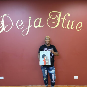 Deja Hue, painting teacher